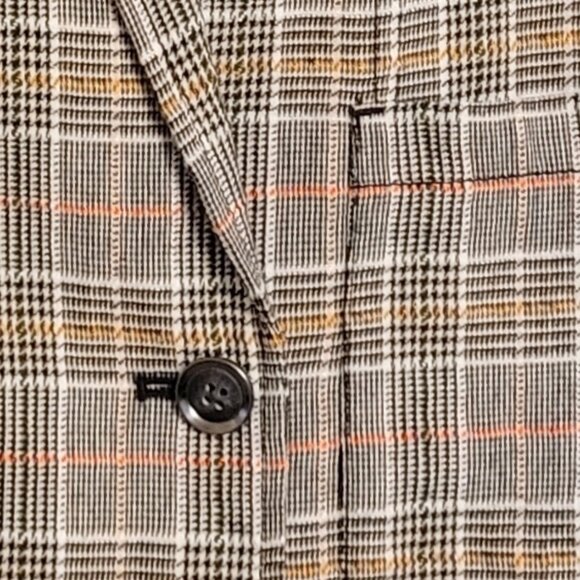 Anthropologie Maeve Lilith Glen Plaid Double Breasted Blazer - Picture 8 of 8